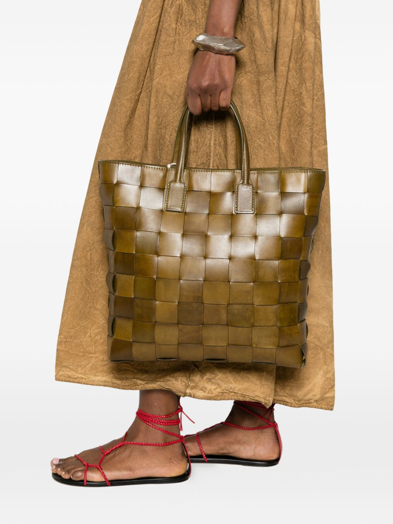 DRAGON DIFFUSION medium Pino woven tote bag outlook
