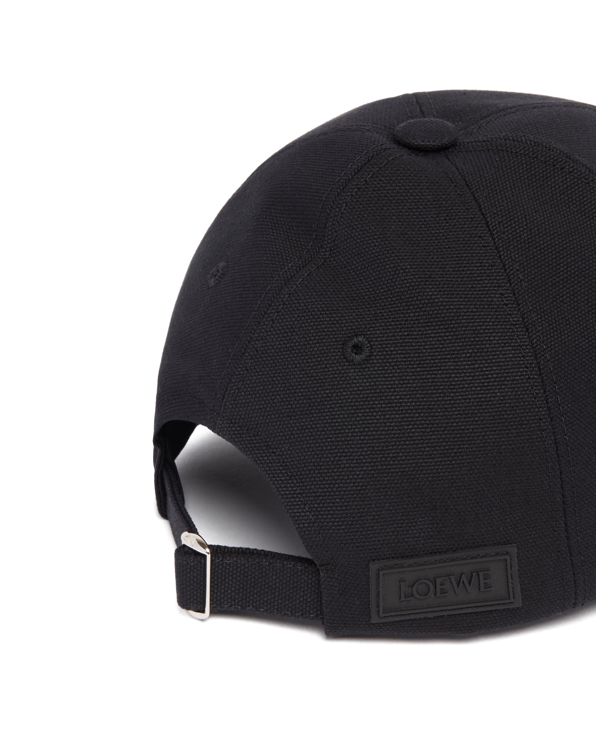 Black Logo Patch Cap - 4