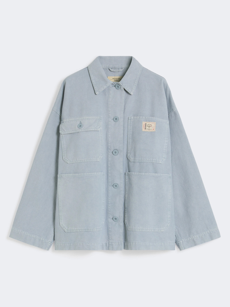 ALBUM Cotton canvas workwear jacket - LIGHT BLUE 1