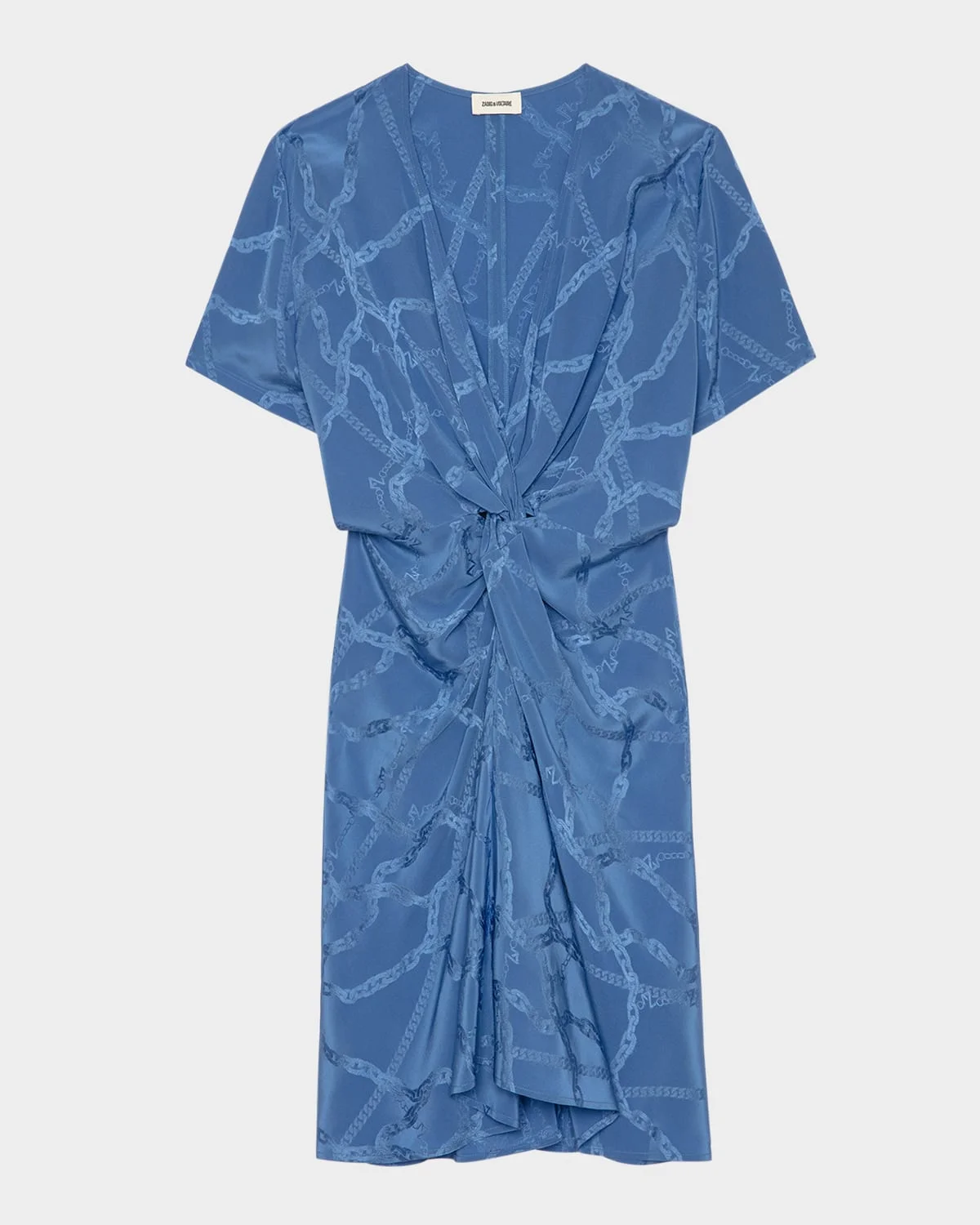 Rozom Chain Jacquard Mini Dress - 1