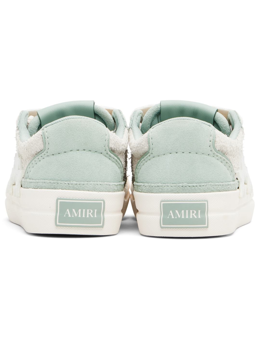 Gray & Green Sunset Skate Sneakers - 2