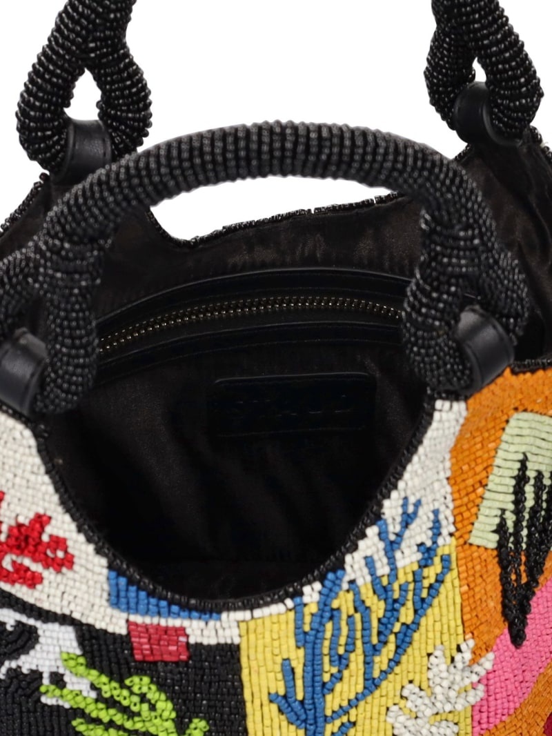 Zoe glass beaded tote bag - 6