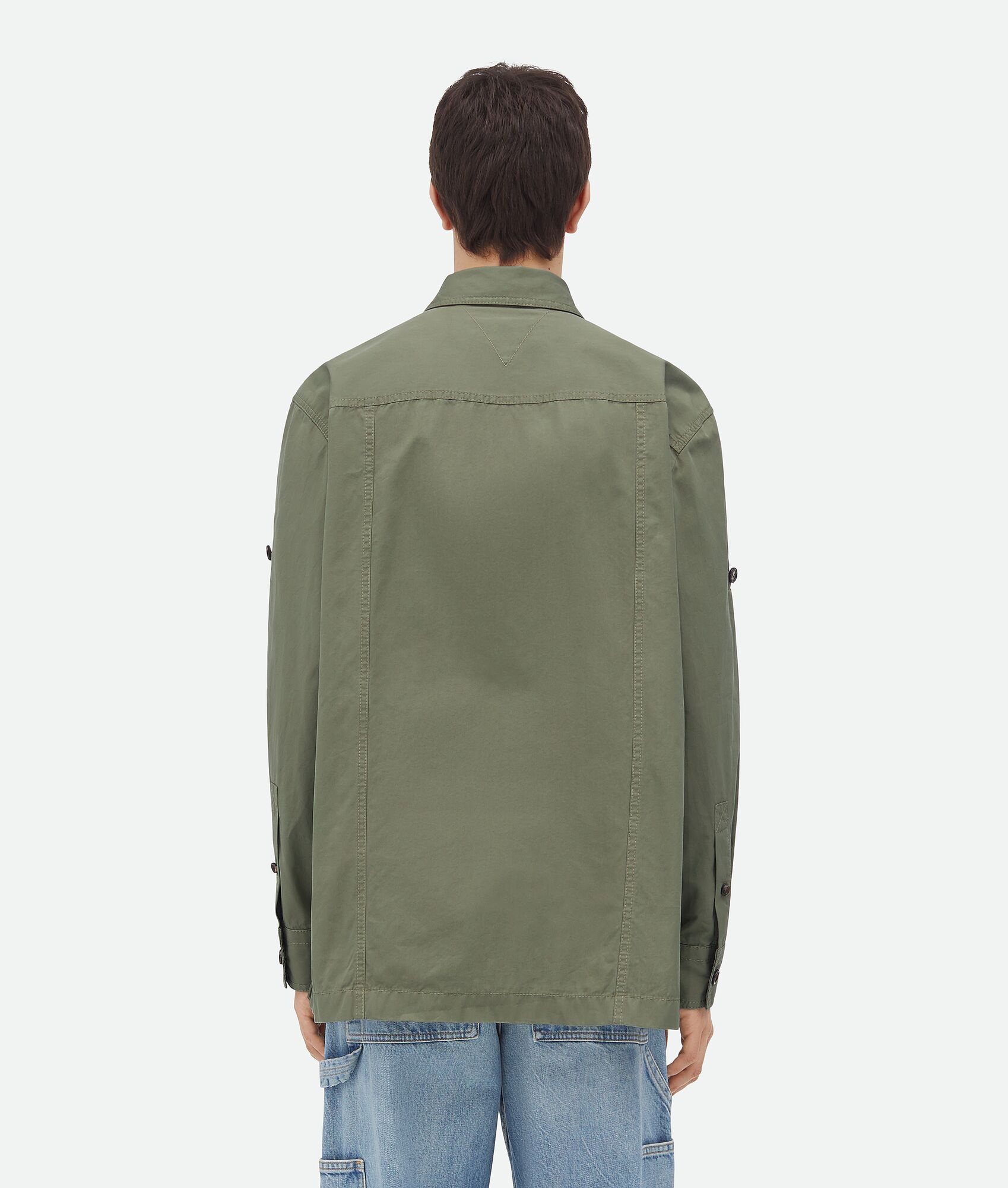 Light Cotton Twill Overshirt - 3