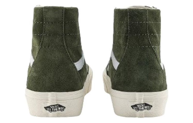 Vans Vans Skate Sk8-Hi 'Green White' VN0009Q0KFR outlook