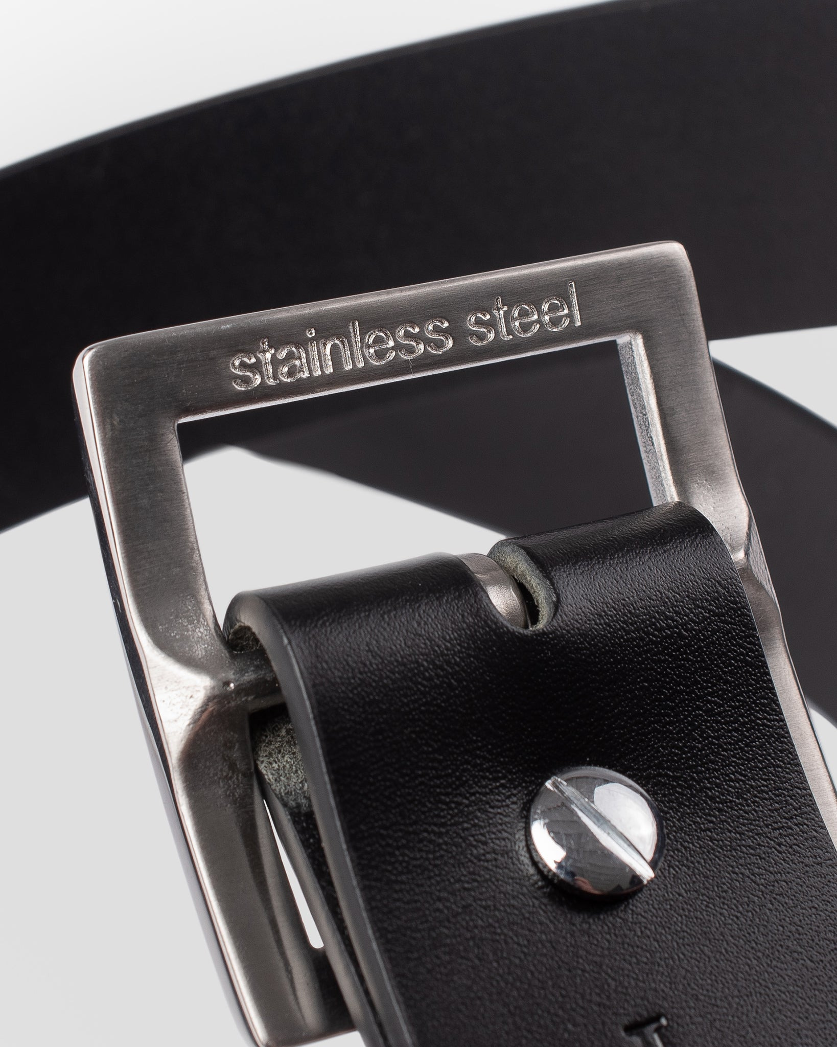 OGL-BELT-FULL-VTG-BLK OGL Vintage Buckle Leather Belt - Black - 6