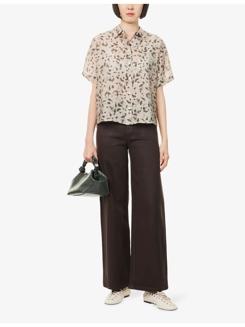 Saminna Short-Sleeves Woven Shirt - 2