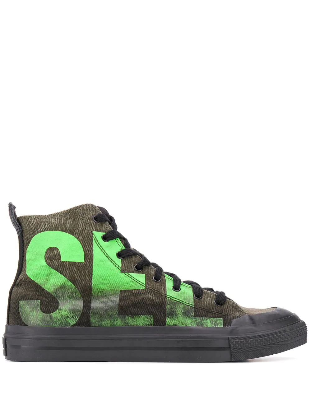 logo high-top trainers - 1