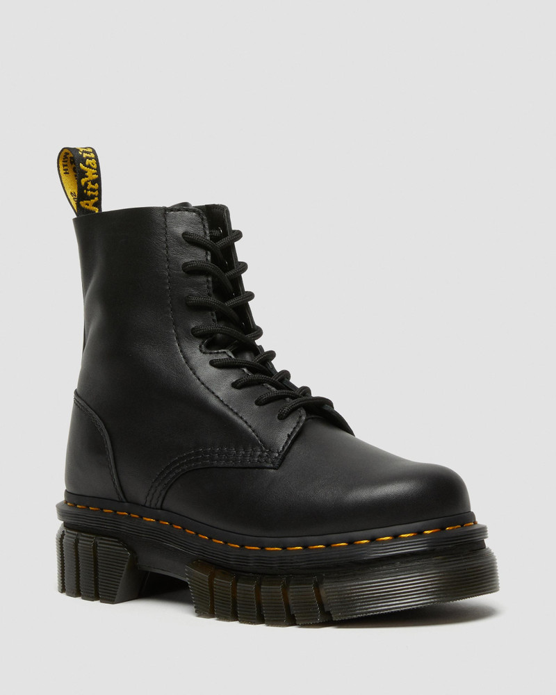 Dr. Martens Audrick Nappa Leather Platform Ankle Boots outlook