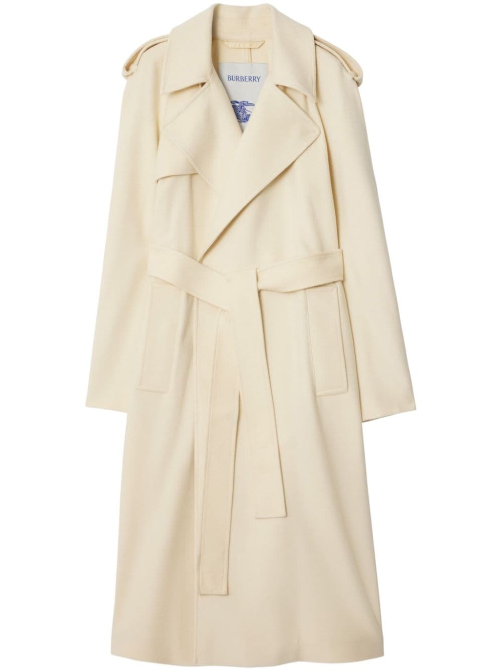 cashmere wrap coat - 1