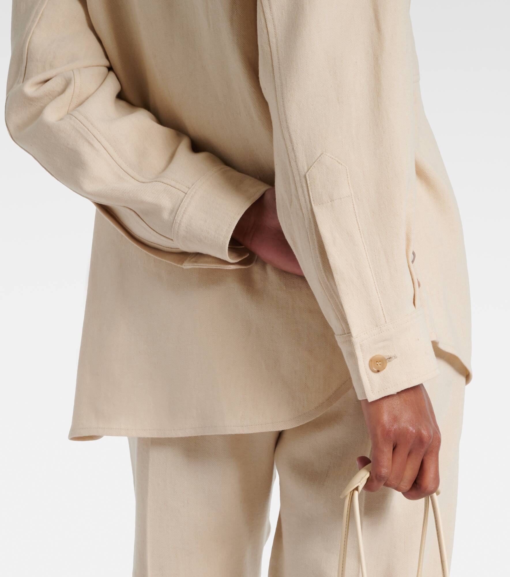 Linen and wool shirt - 5