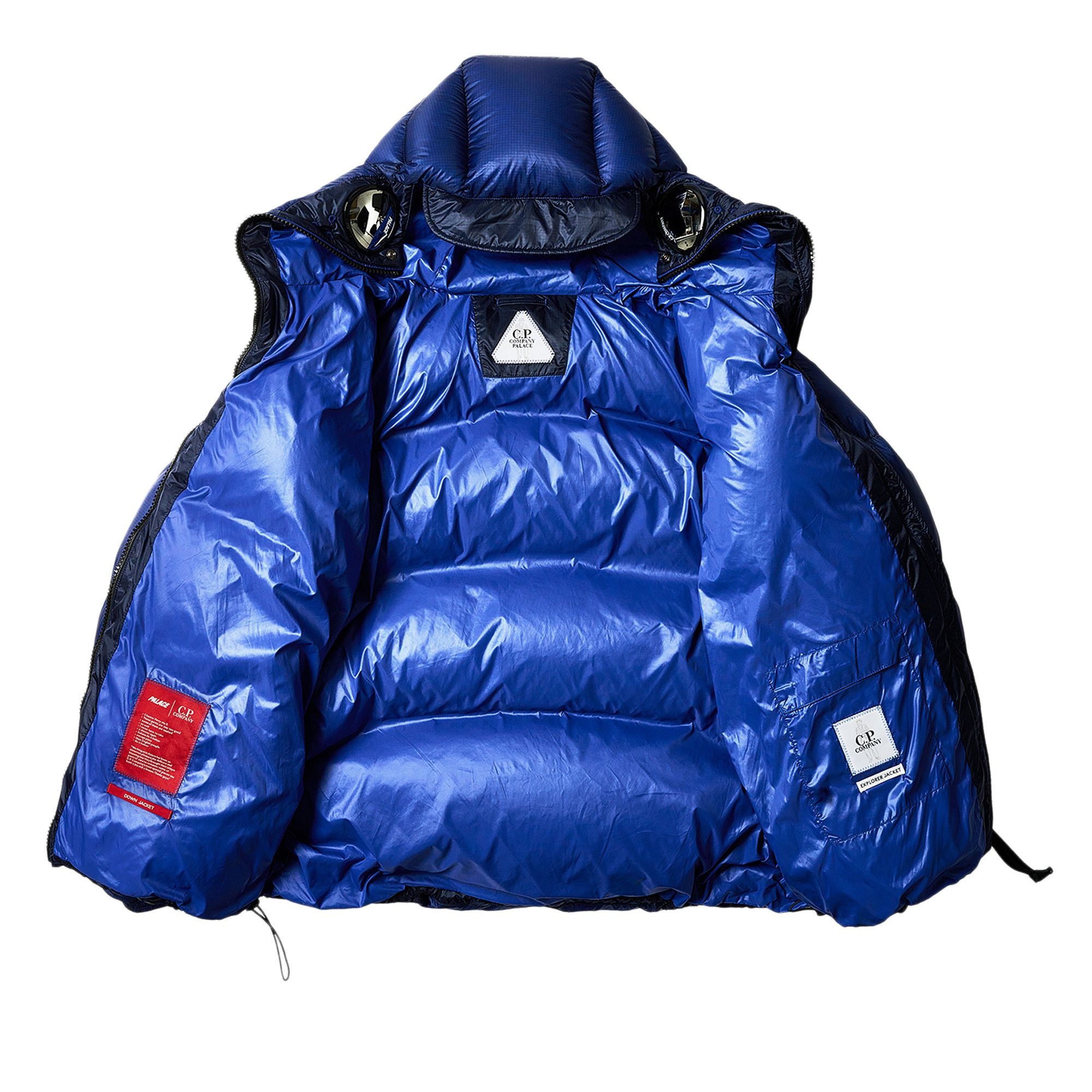 Palace x C.P. Company Puffa 'Bright Cobalt' - 3