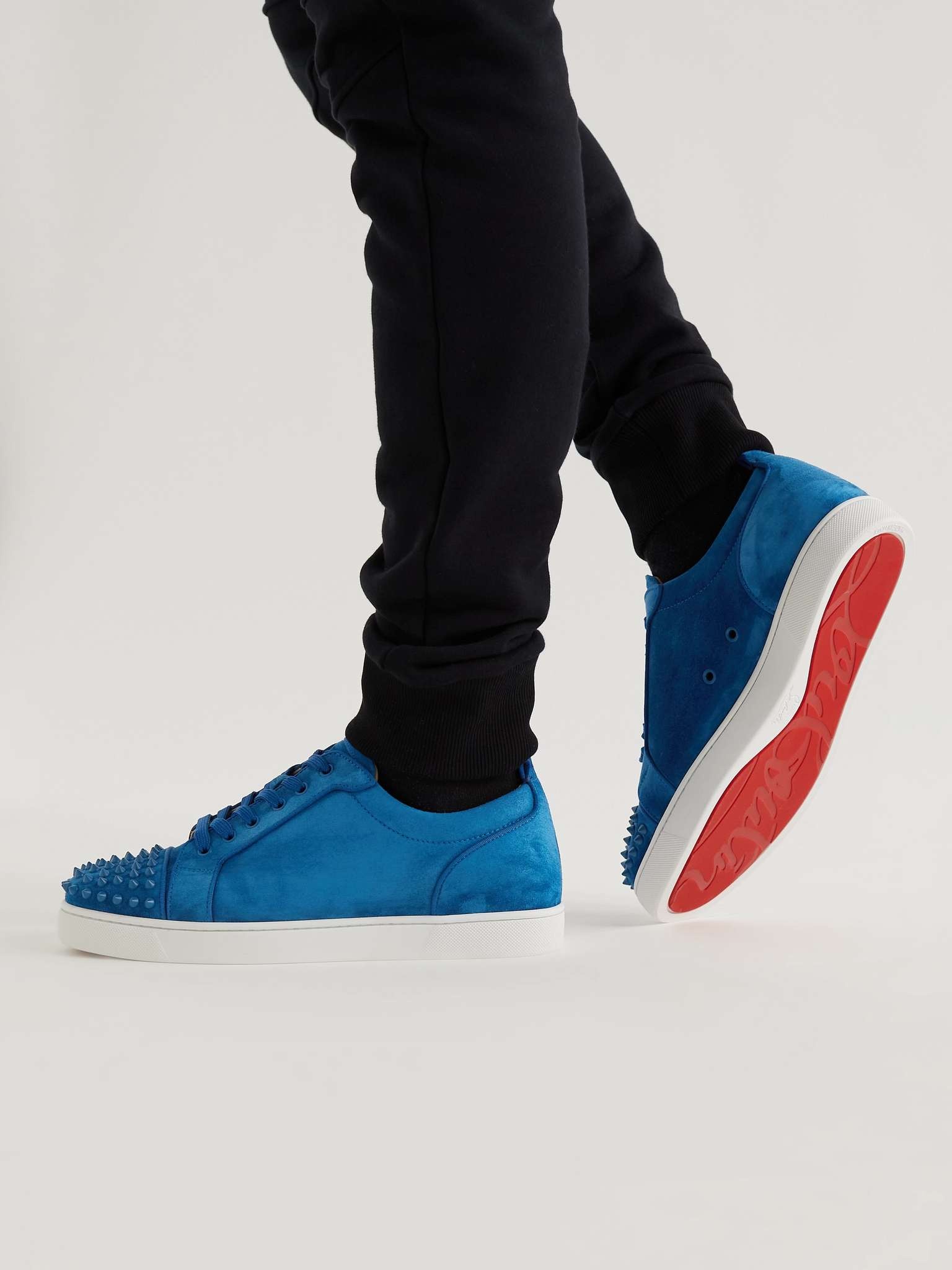 Louis Junior Spikes Cap-Toe Suede Sneakers - 2