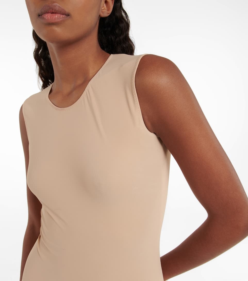 Sleeveless stretch-jersey bodysuit - 5