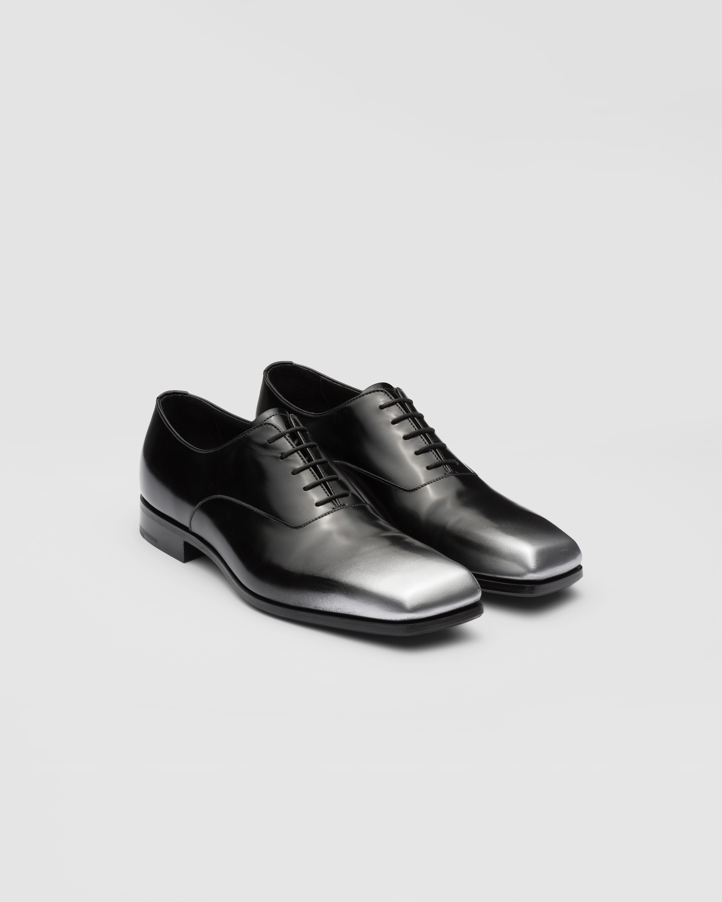 Nuanced brushed leather Oxford shoes - 1