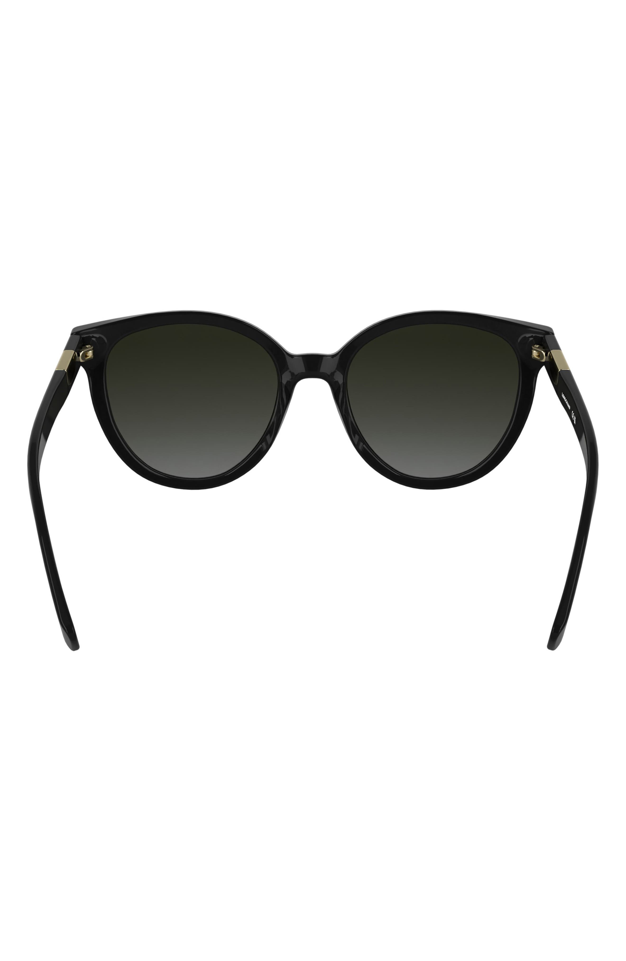 Longchamp Le Pliage 52mm Gradient Round Sunglasses in Black at Nordstrom - 5