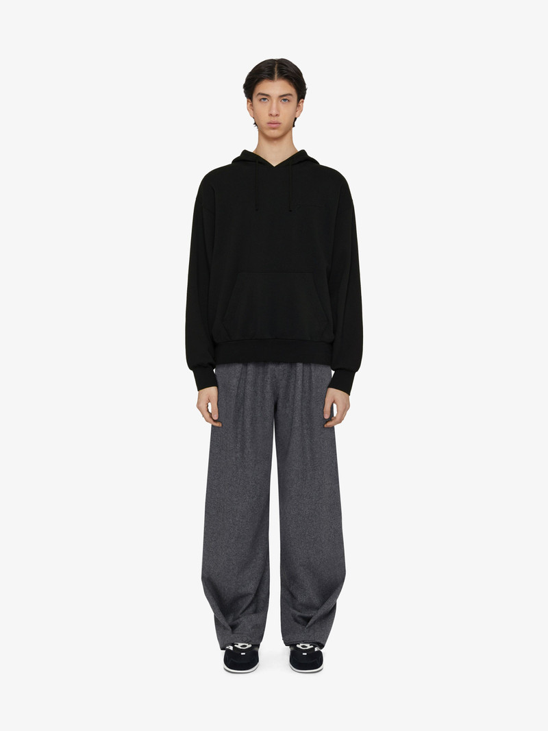 Givenchy HOODIE IN FLEECE WITH BAROQUE EMBOSSING outlook