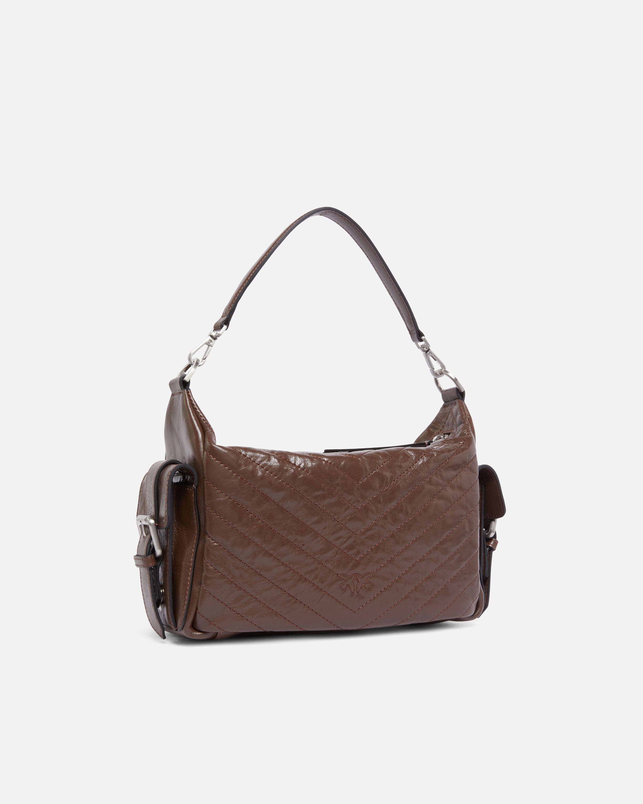 MEDIUM LEATHER CARGO BAG WITH POCKETS - 2