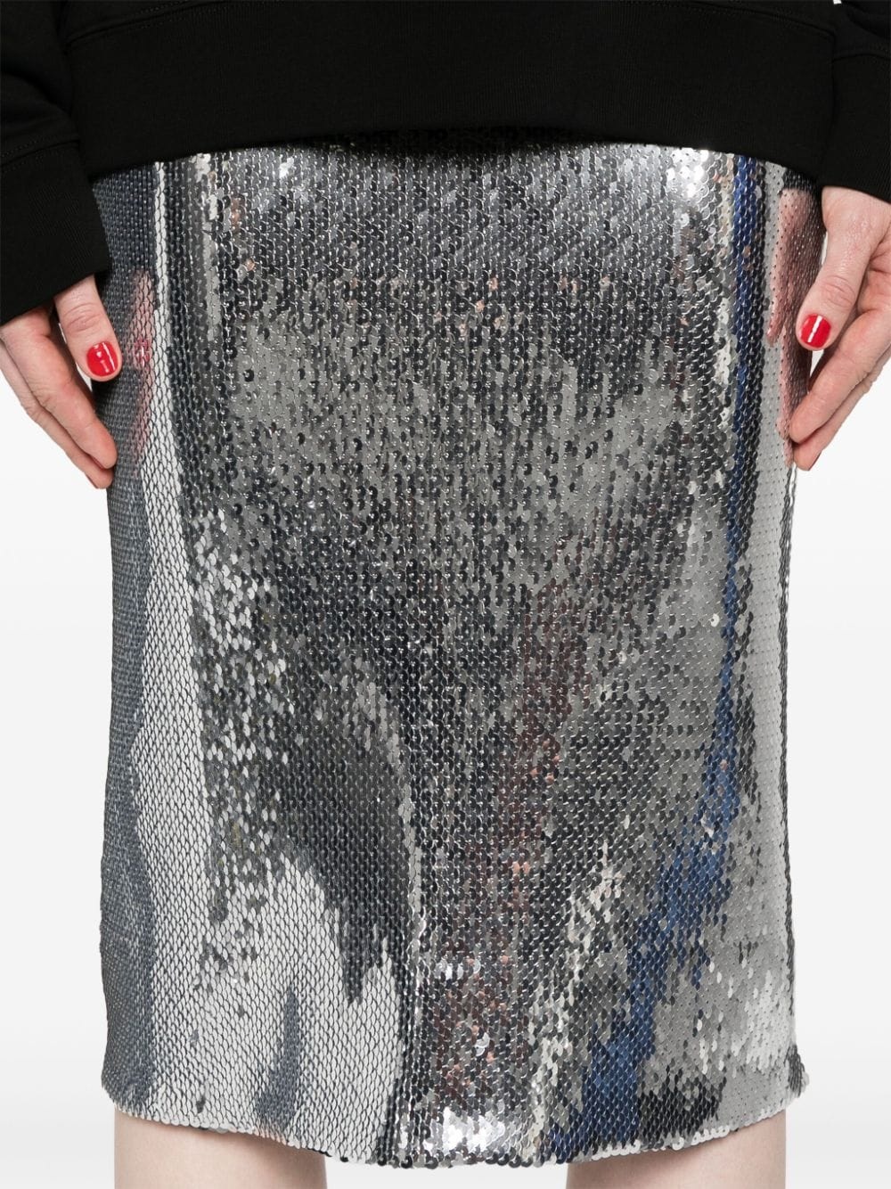 sequin midi skirt - 5
