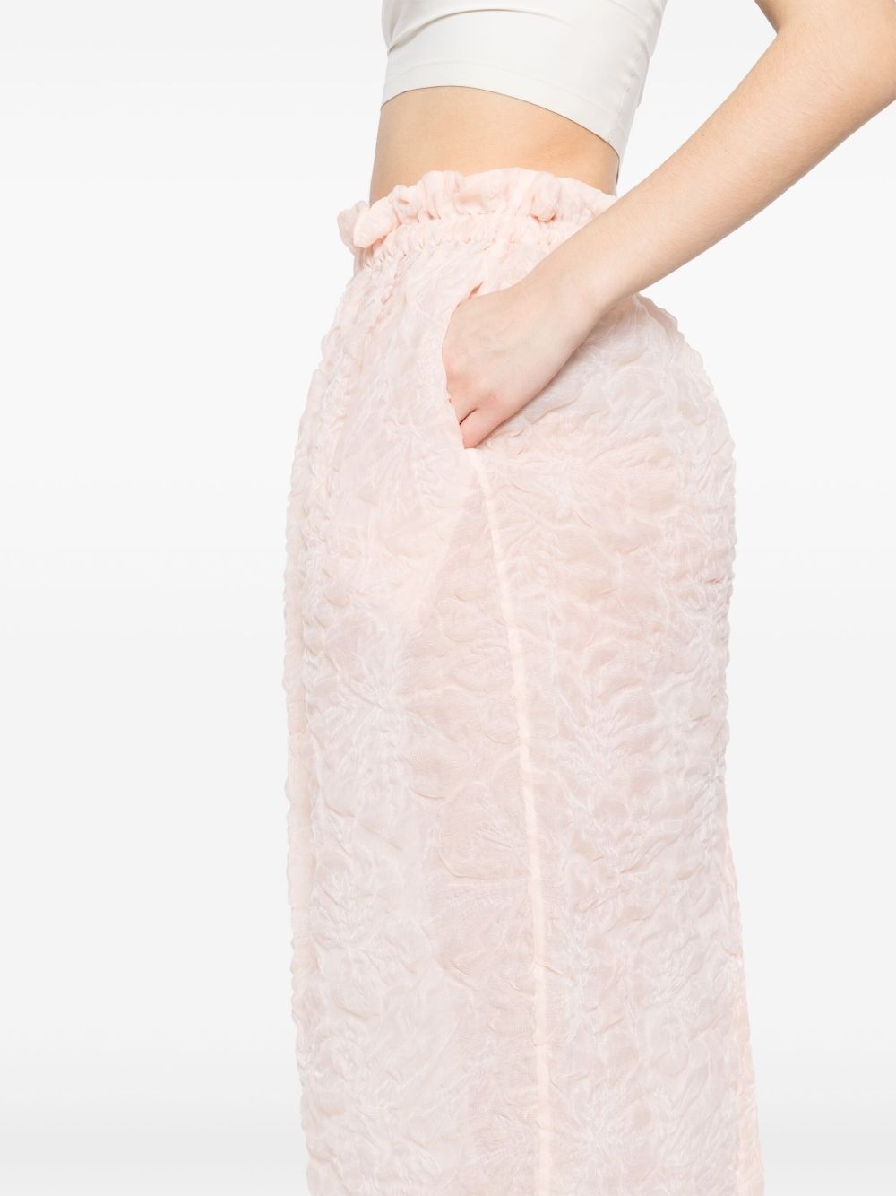 ruffle-waisted skirt - 5