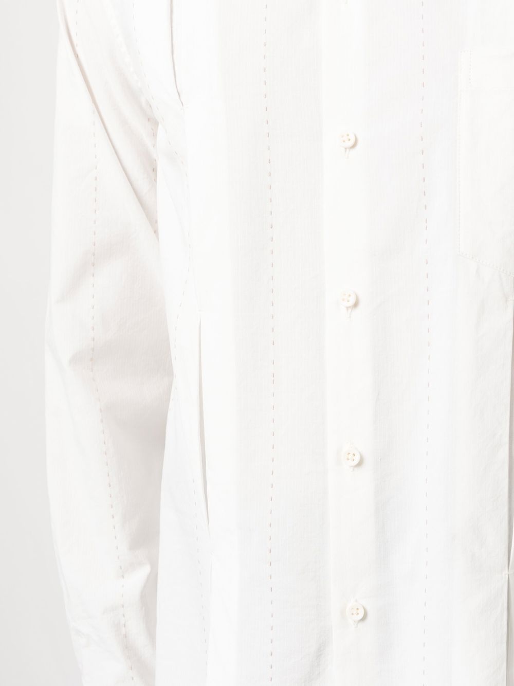 button-up pleated shirt - 5