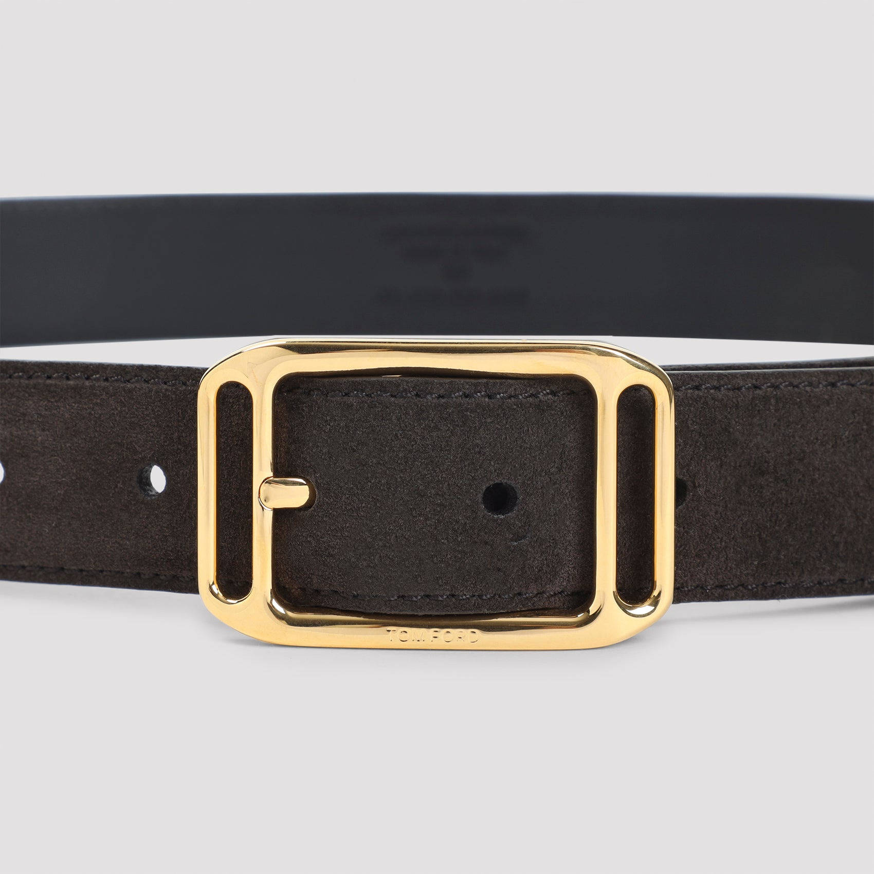 Tom Ford Suede Calf Leather Belt Men - 2