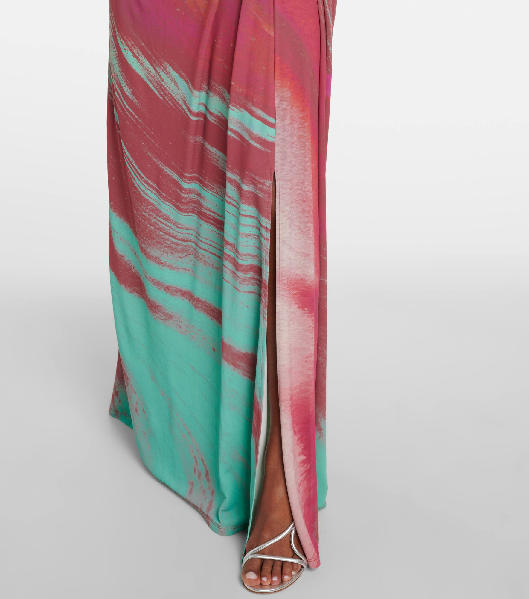 Emma printed jersey maxi dress - 5