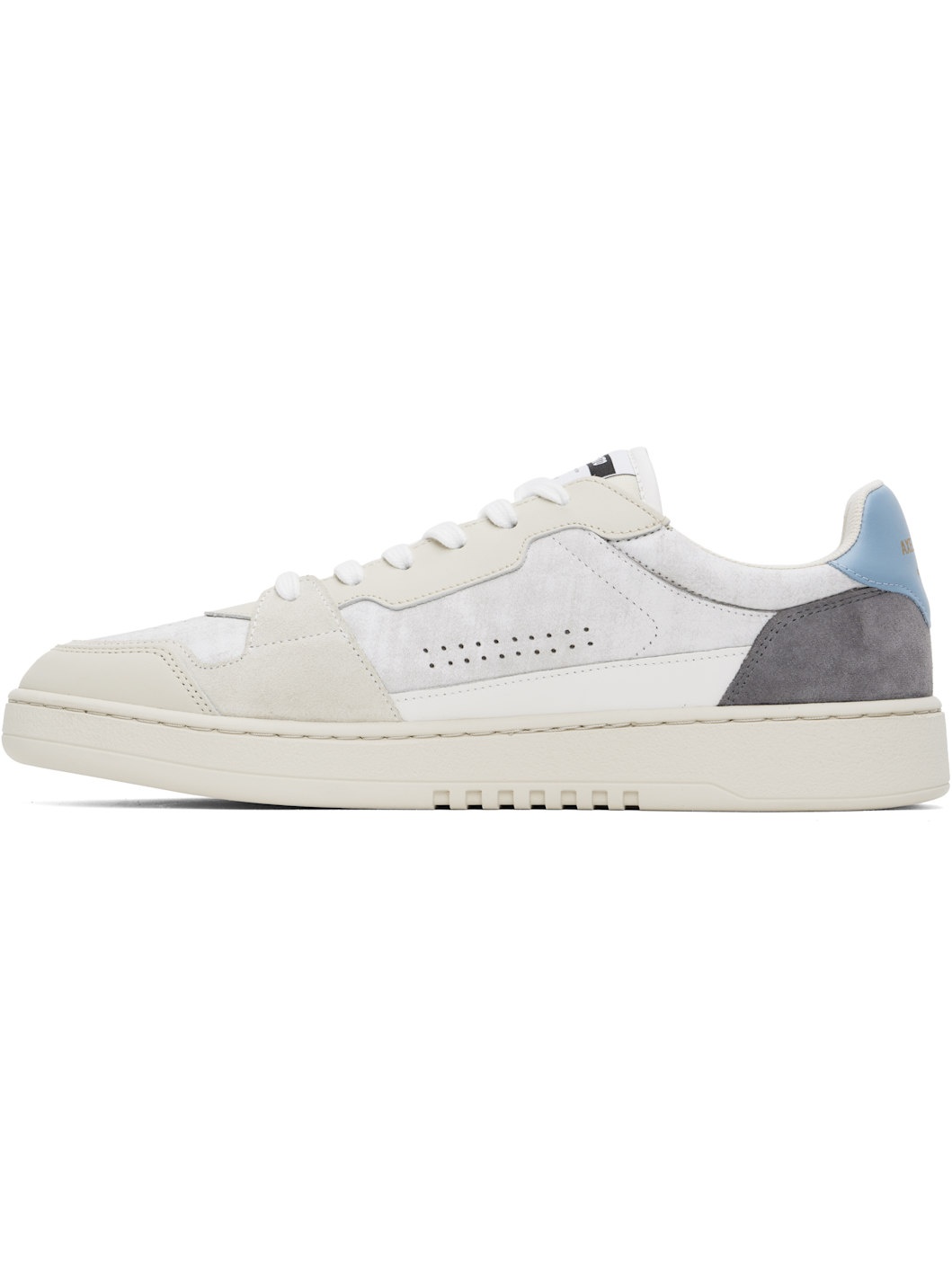 Gray & Off-White Dice Lo Sneakers - 3