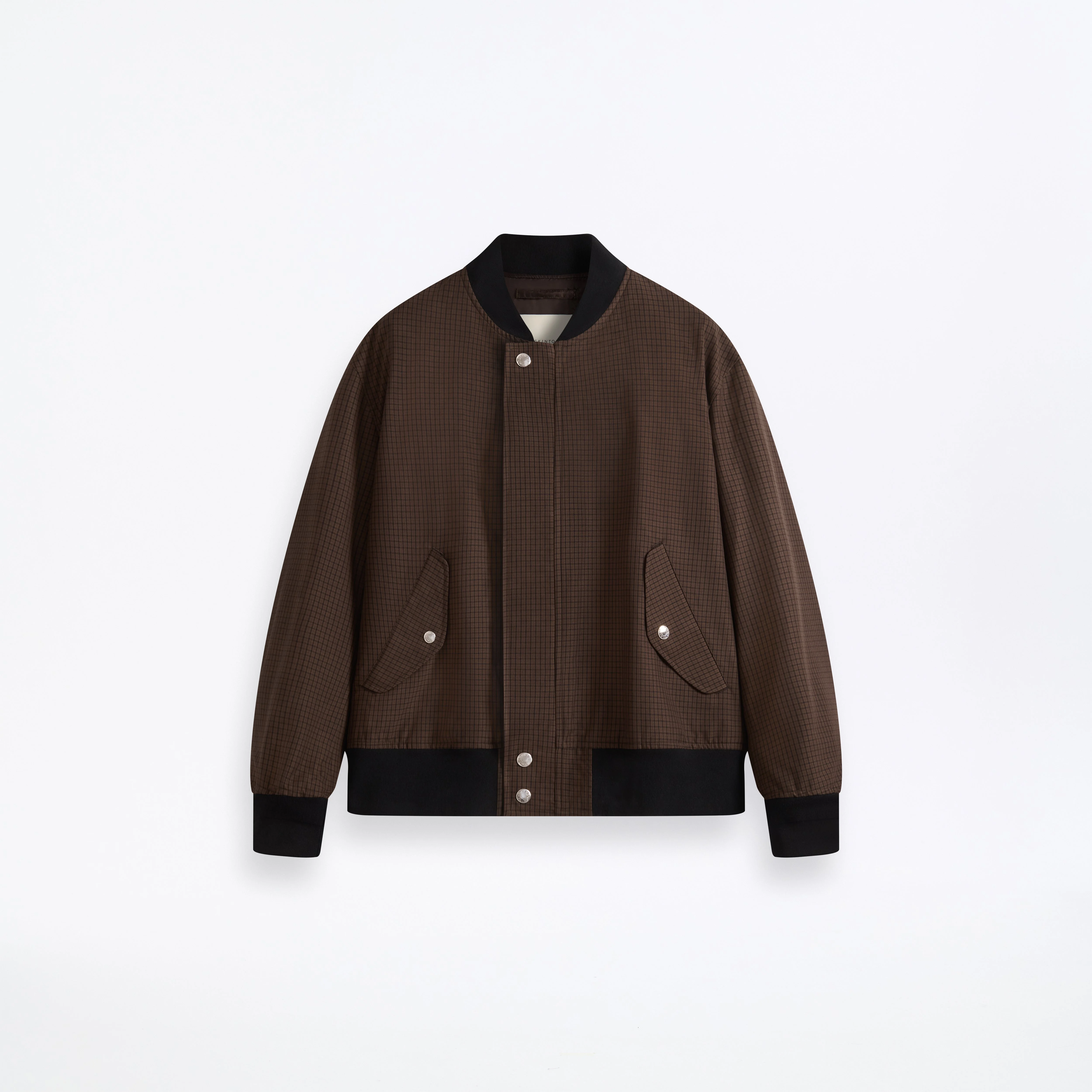 Saughtree Wool Poplin Bomber Jacket - 1