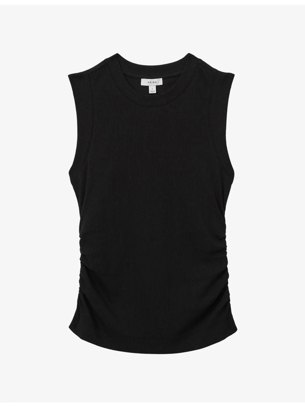 Trudy Ruched Stretch-Cotton Top - 1