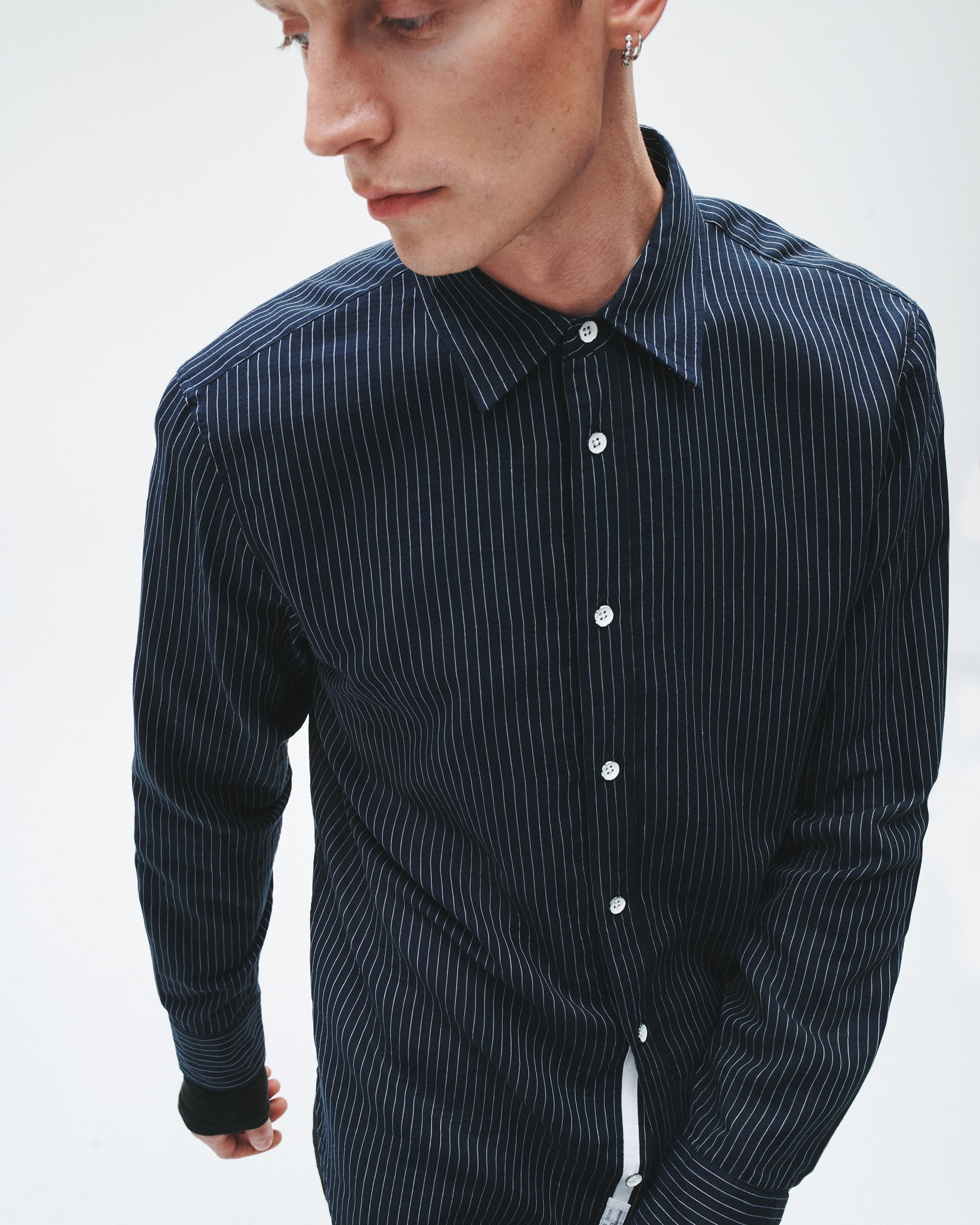 Gus Striped Double Gauze Shirt - 5