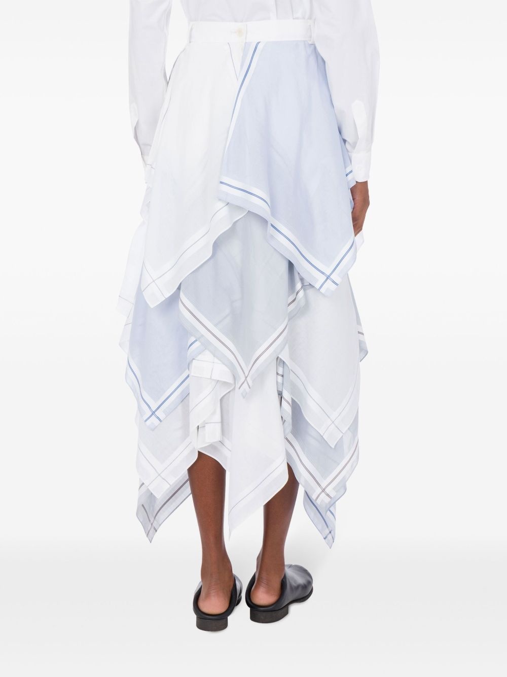asymmetric maxi skirt - 3