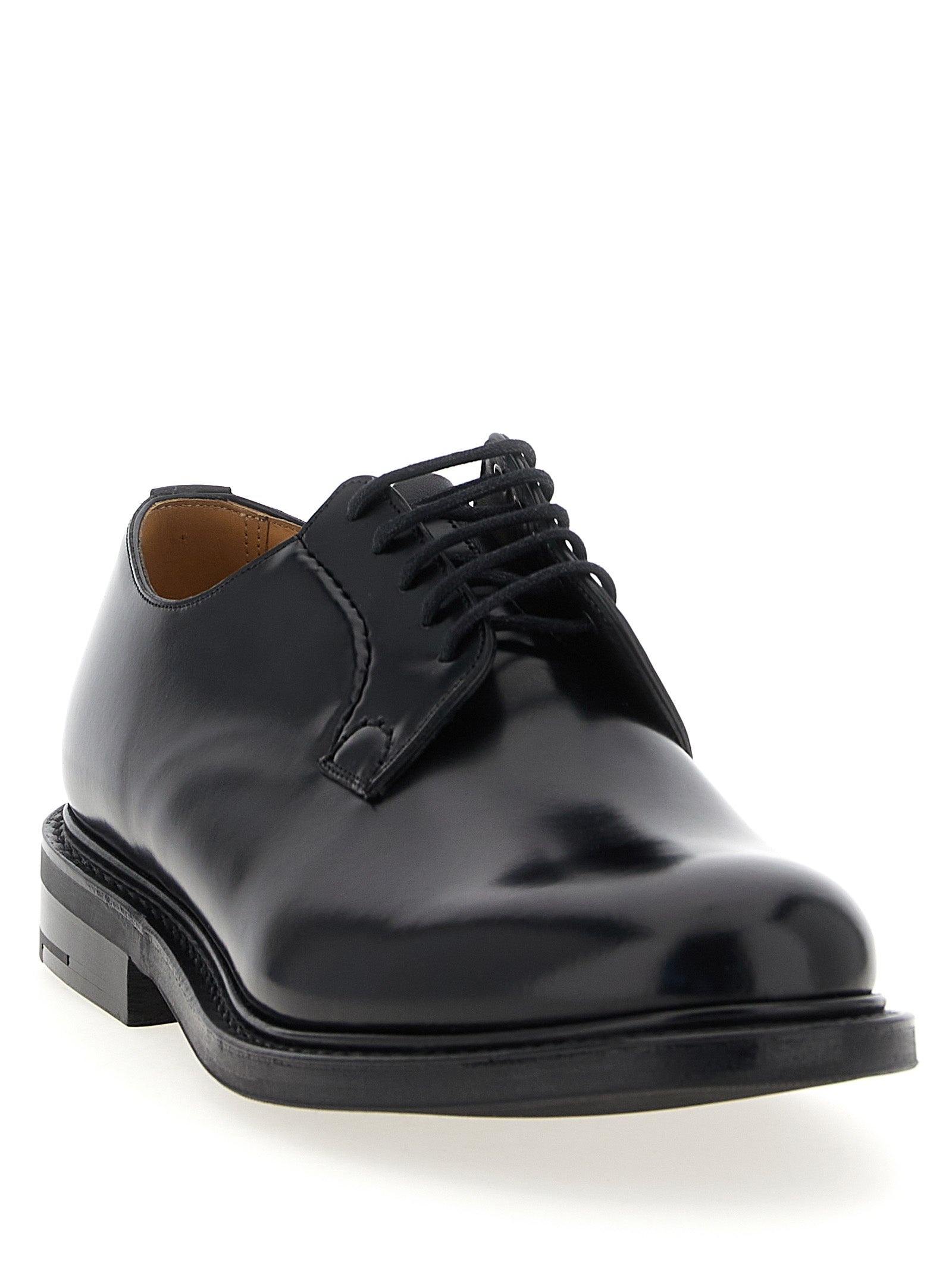 Shannon Lace Up Shoes Black - 2
