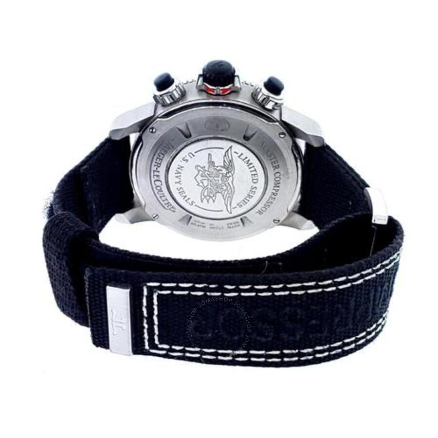 Pre-owned Jaeger LeCoultre Master Compressor Chronograph Black Dial Men's Watch Q178T471 - 2
