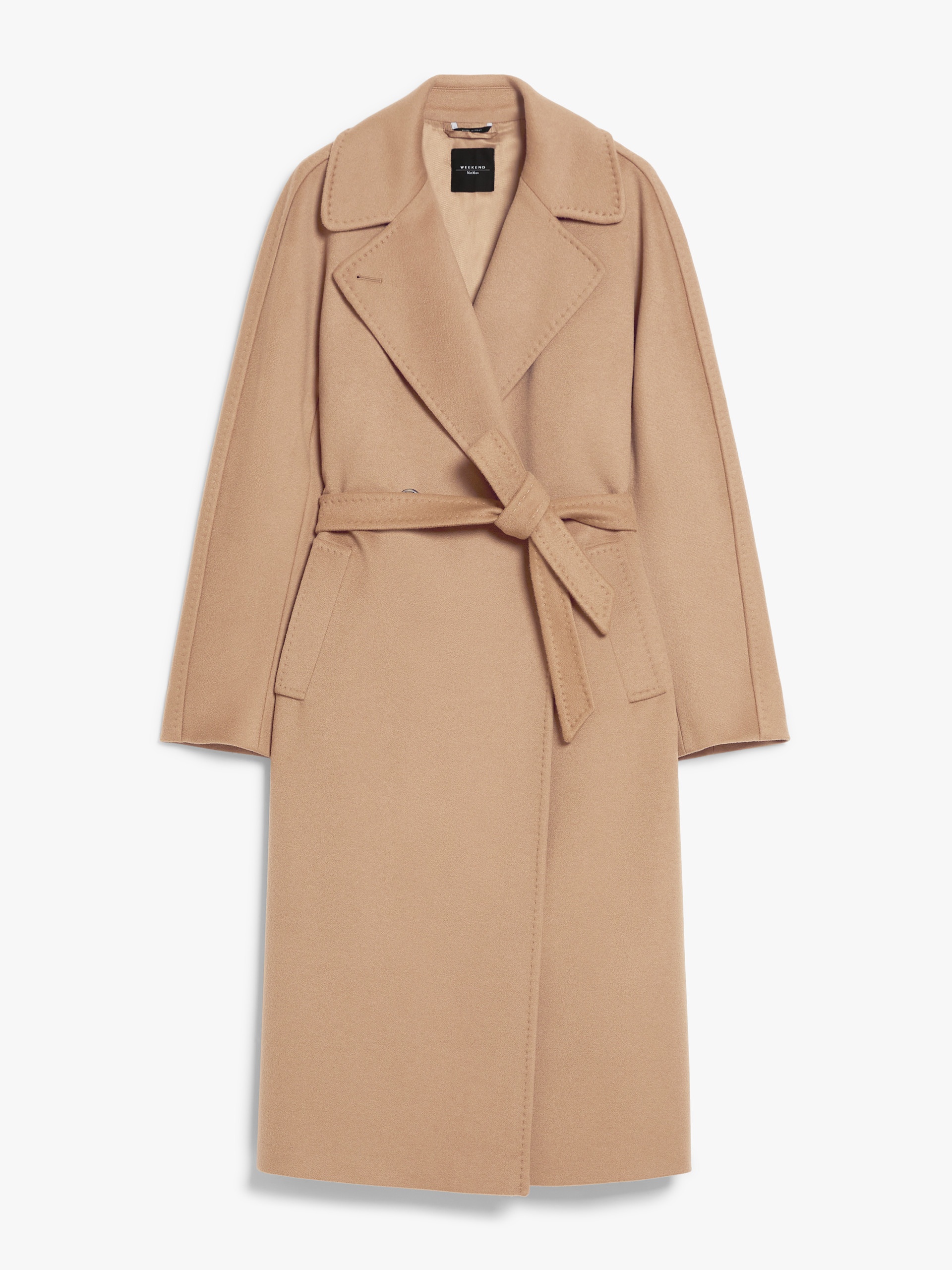 CASCIA Belted cashmere coat - 1