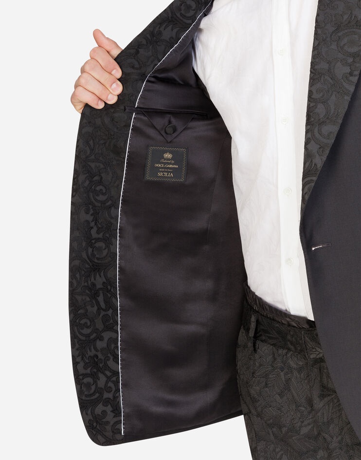 Sicilia tuxedo jacket with patch - 6
