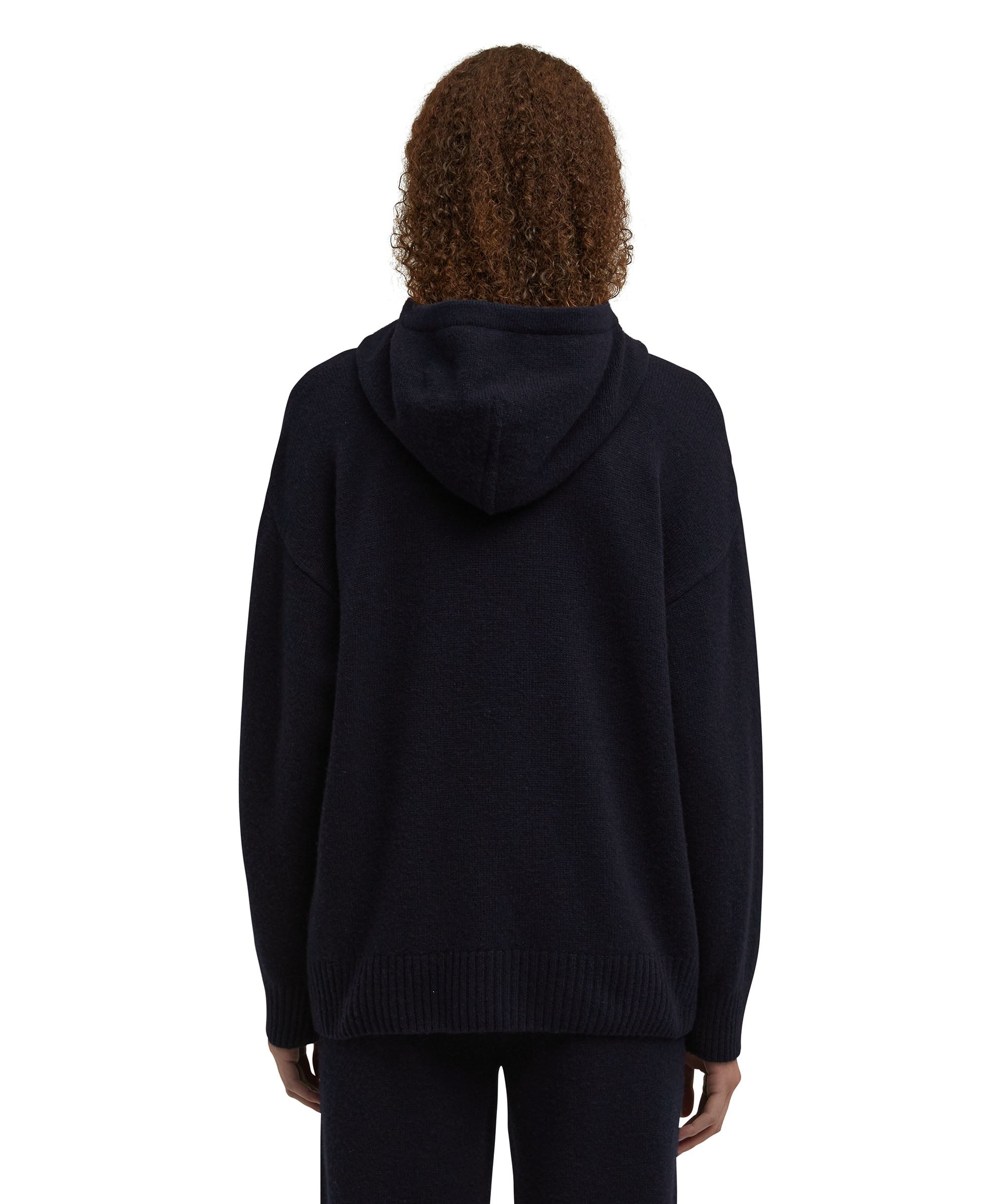 "MSGM Signature Cashemre blend" hooded sweatshirt - 4