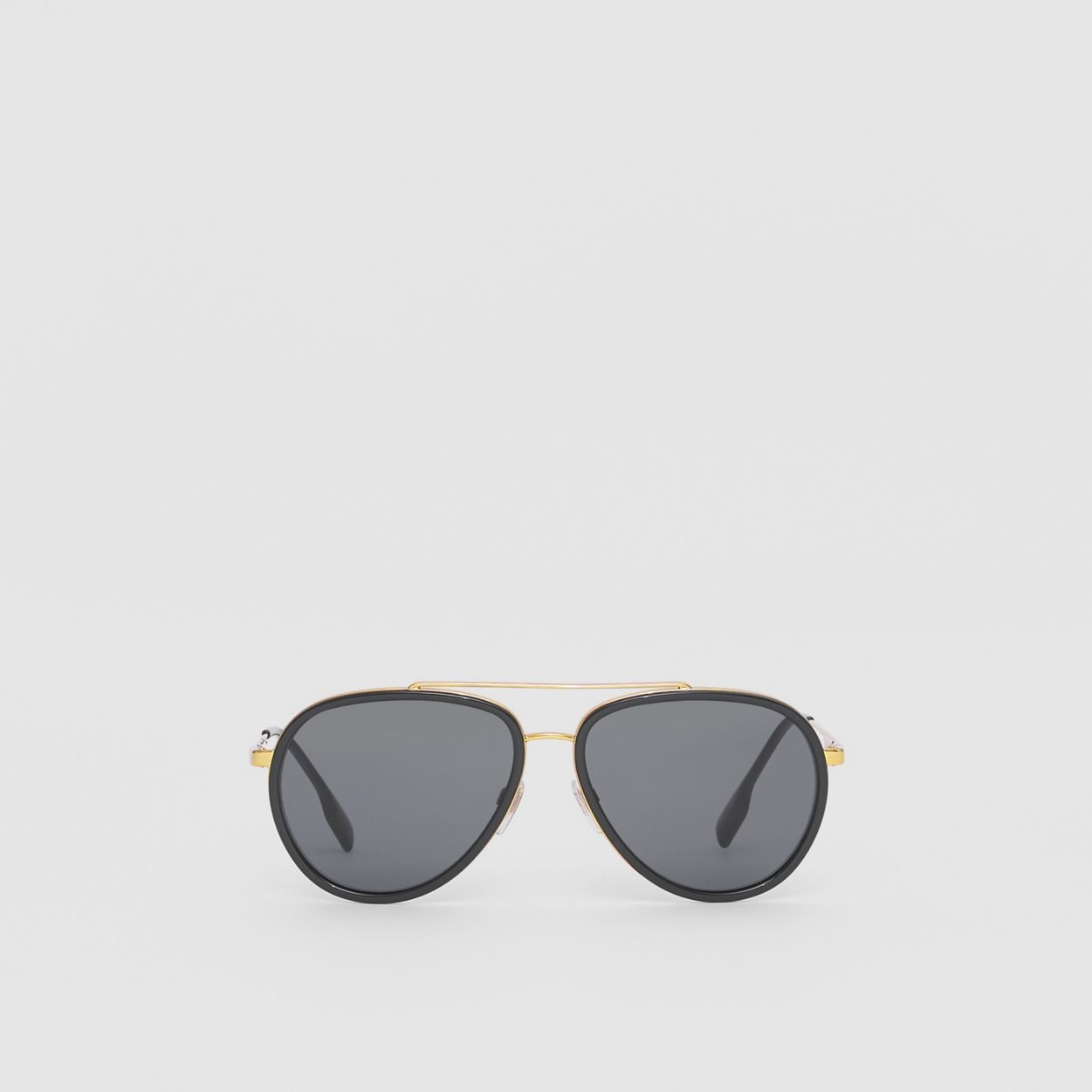 Icon Stripe Detail Pilot Sunglasses - 1