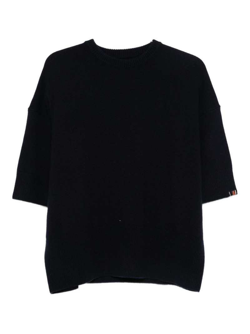short-sleeve knitted top 1