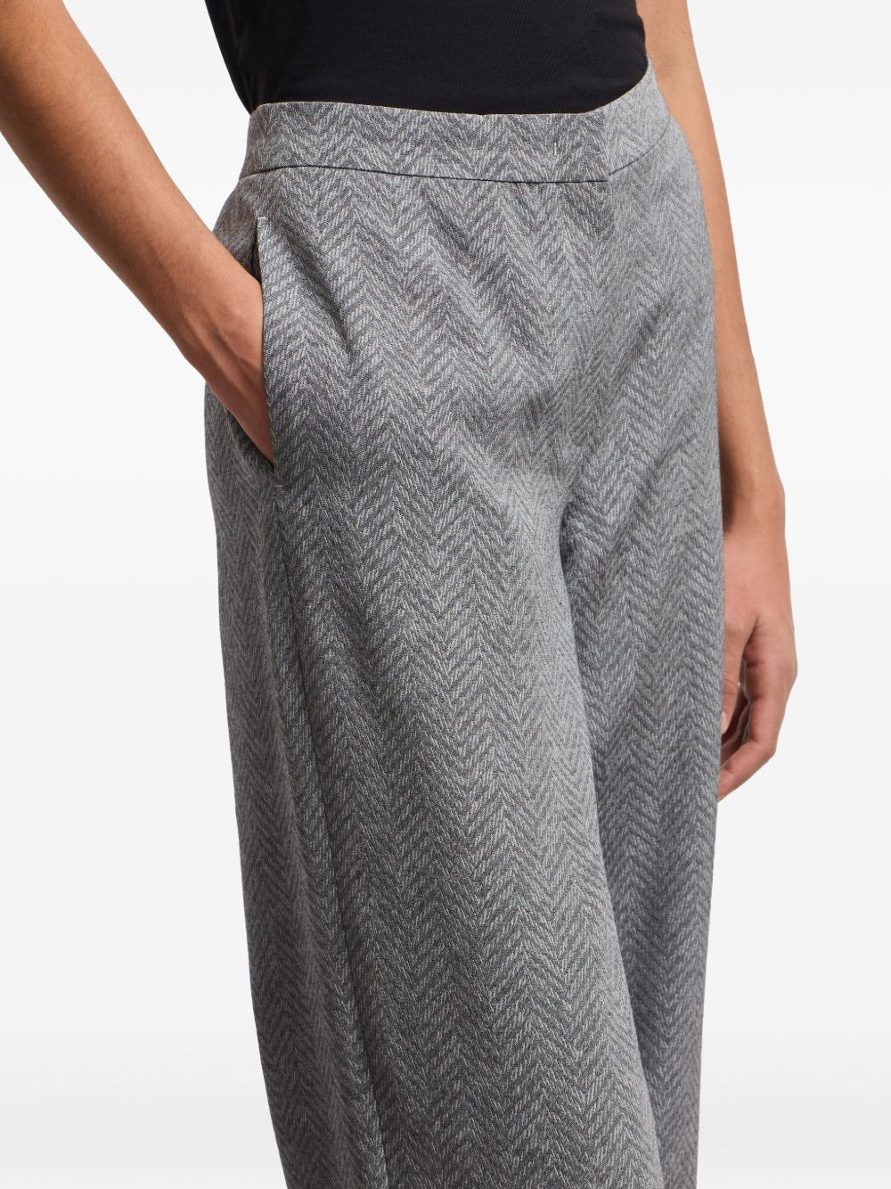 herringbone trousers - 5
