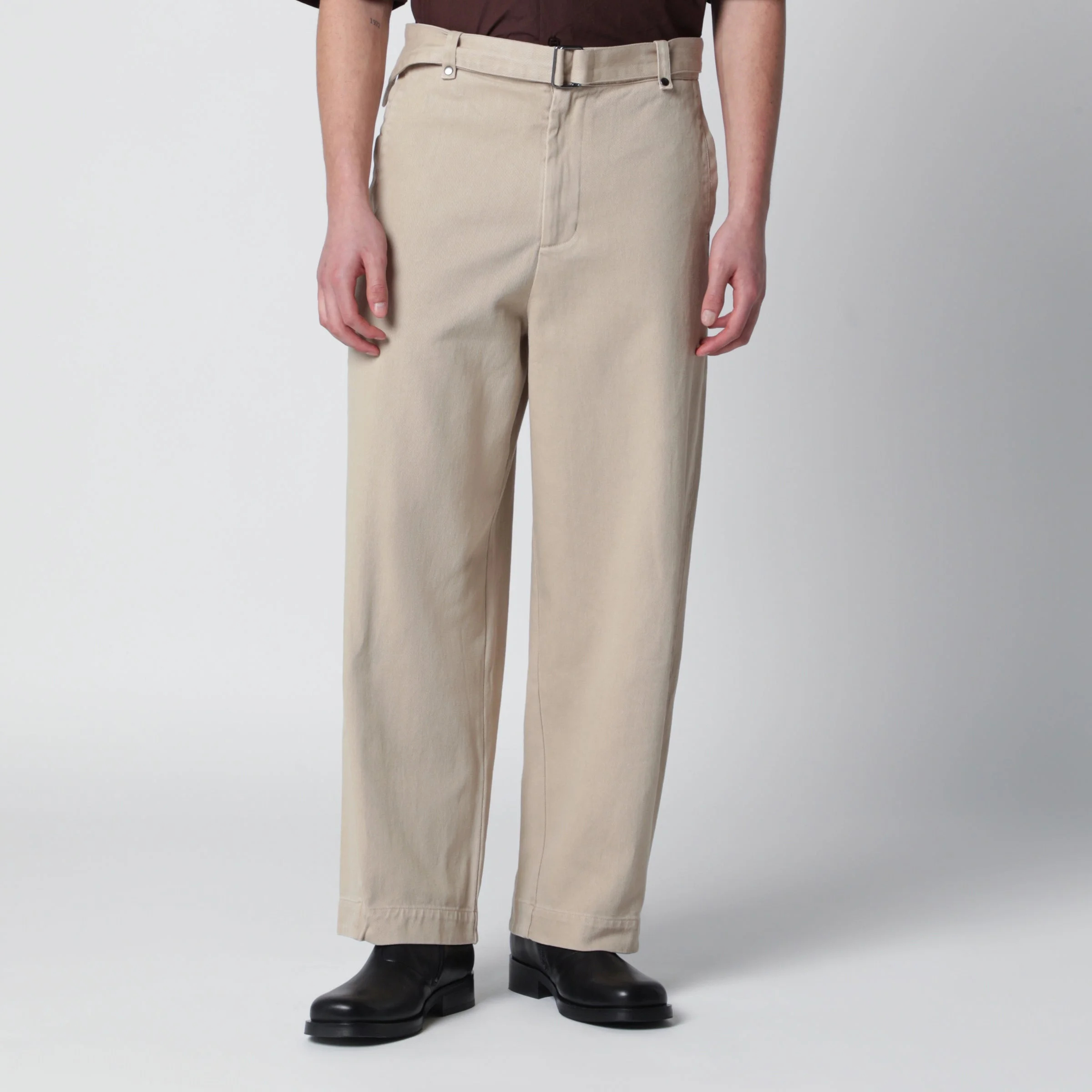Gully chino trousers in beige - 1