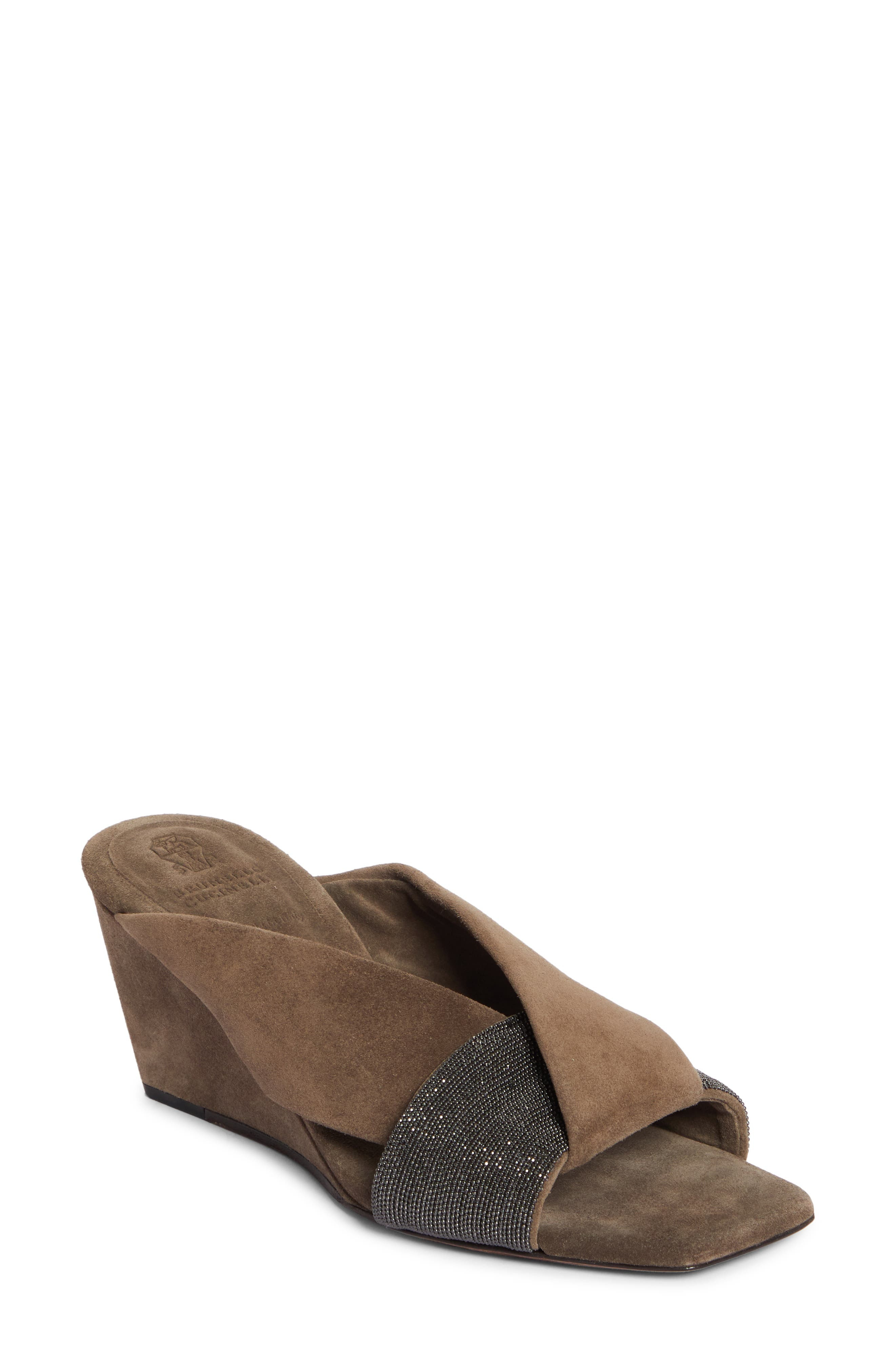 Woven Monili Wedge Sandal - 1