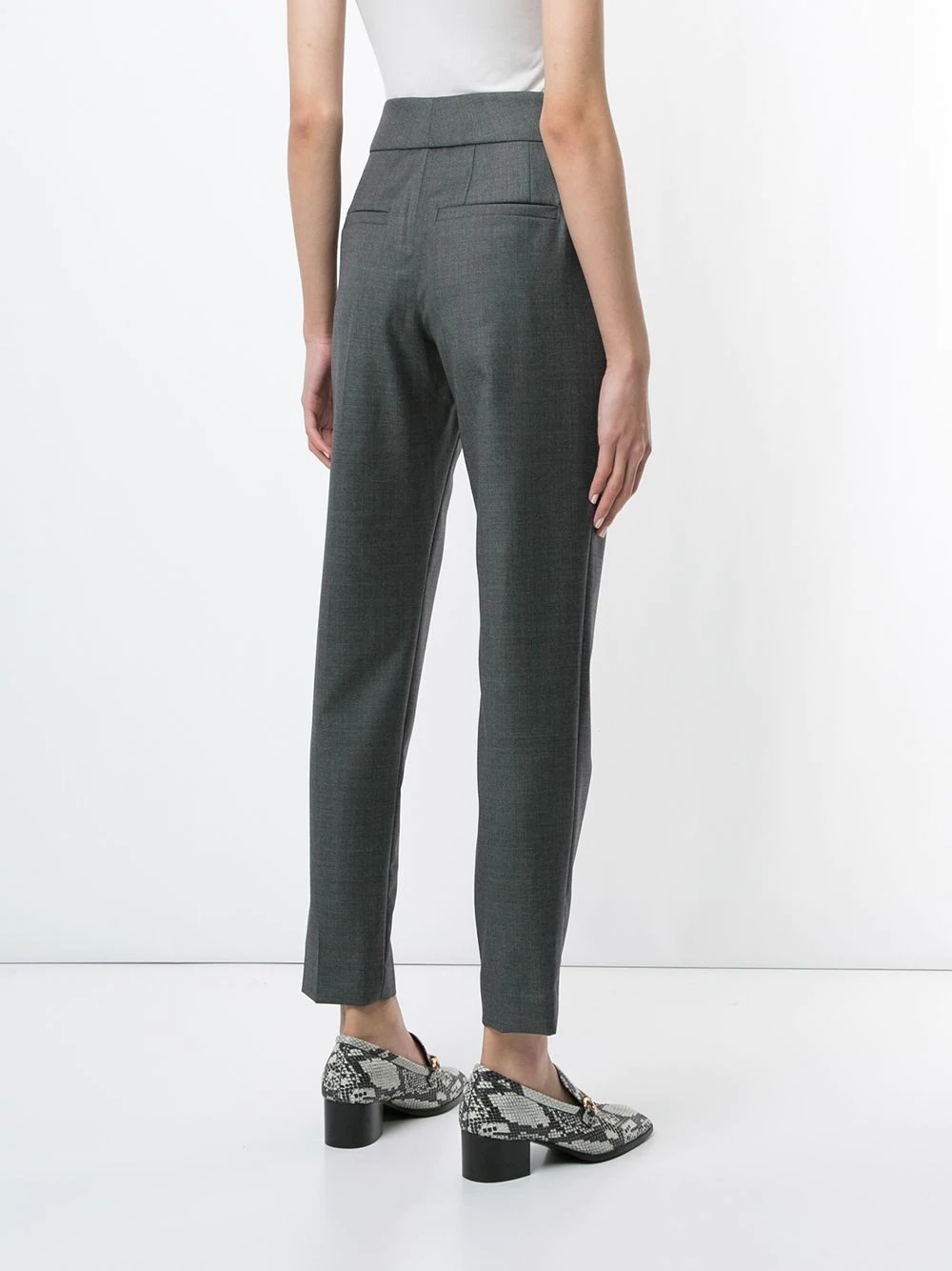 slim-fit tailored trousers - 4