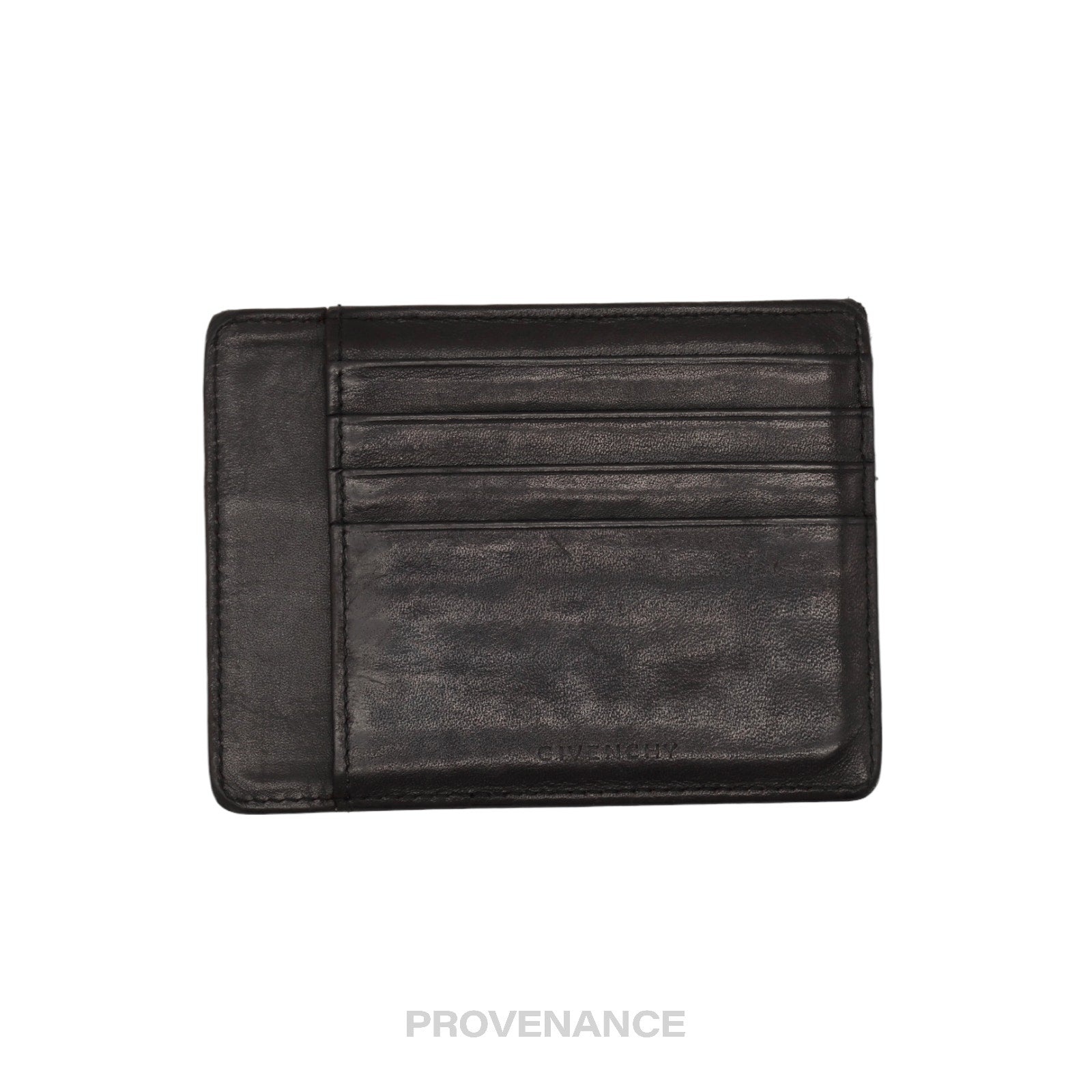 Givenchy Cardholder Wallet - Black  Leather - 1