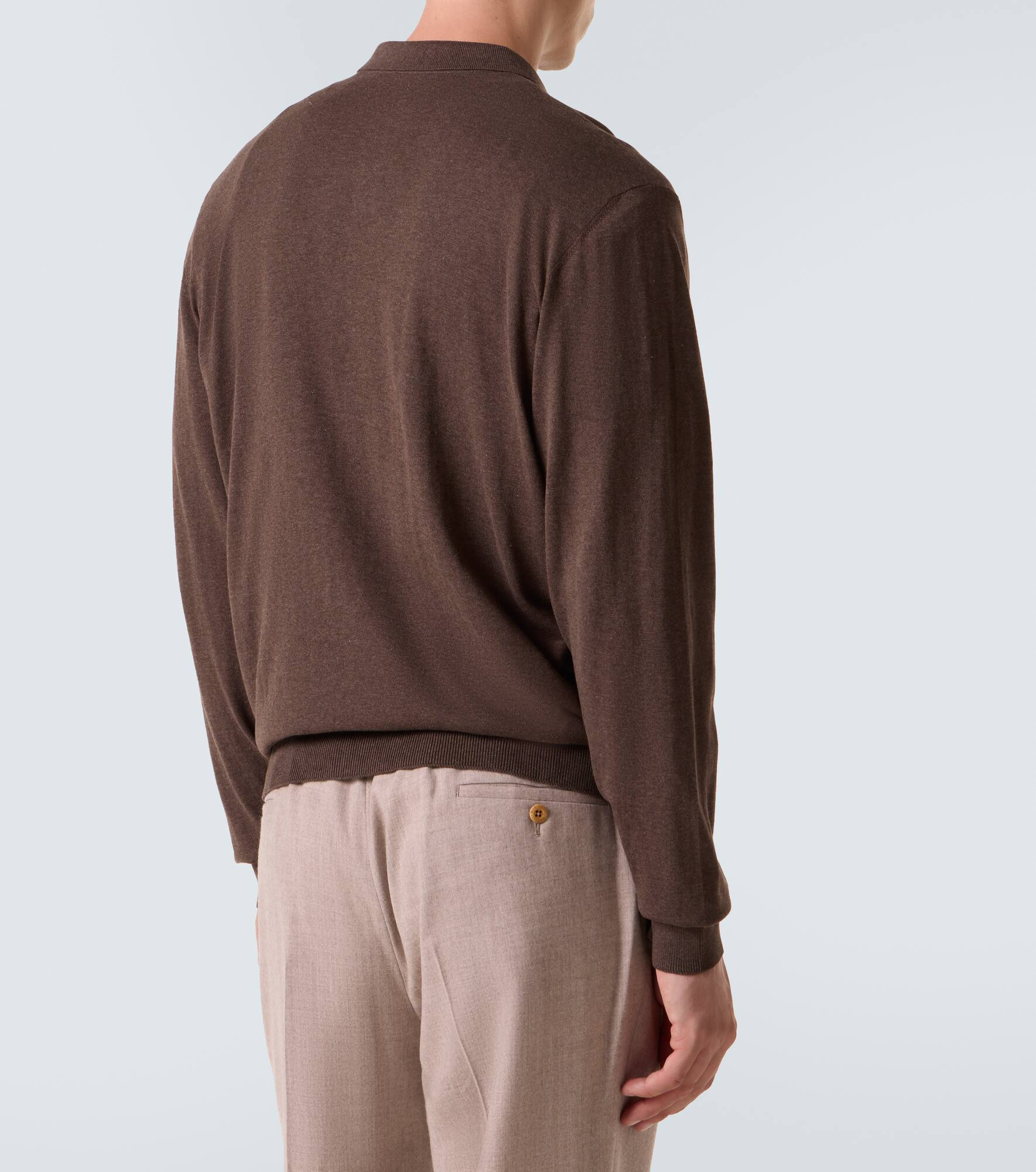 Cashmere polo sweater - 4