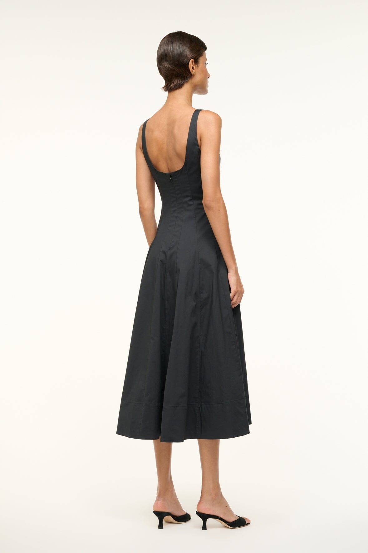 STAUD | WELLS DRESS BLACK - 4