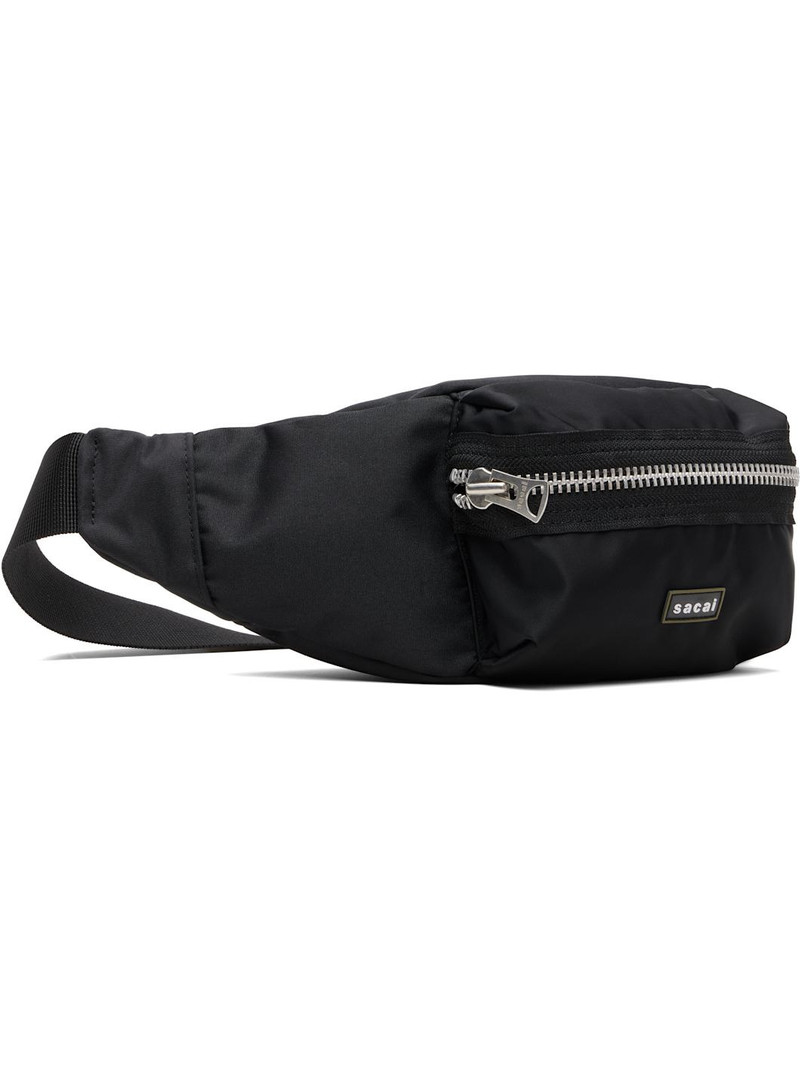 sacai Black Pocket Belt Bag outlook