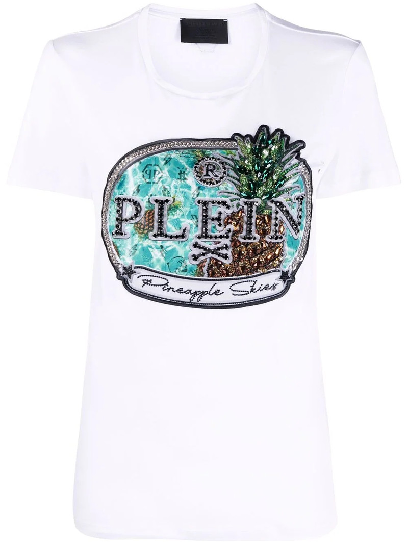 logo-print short-sleeve T-shirt 1