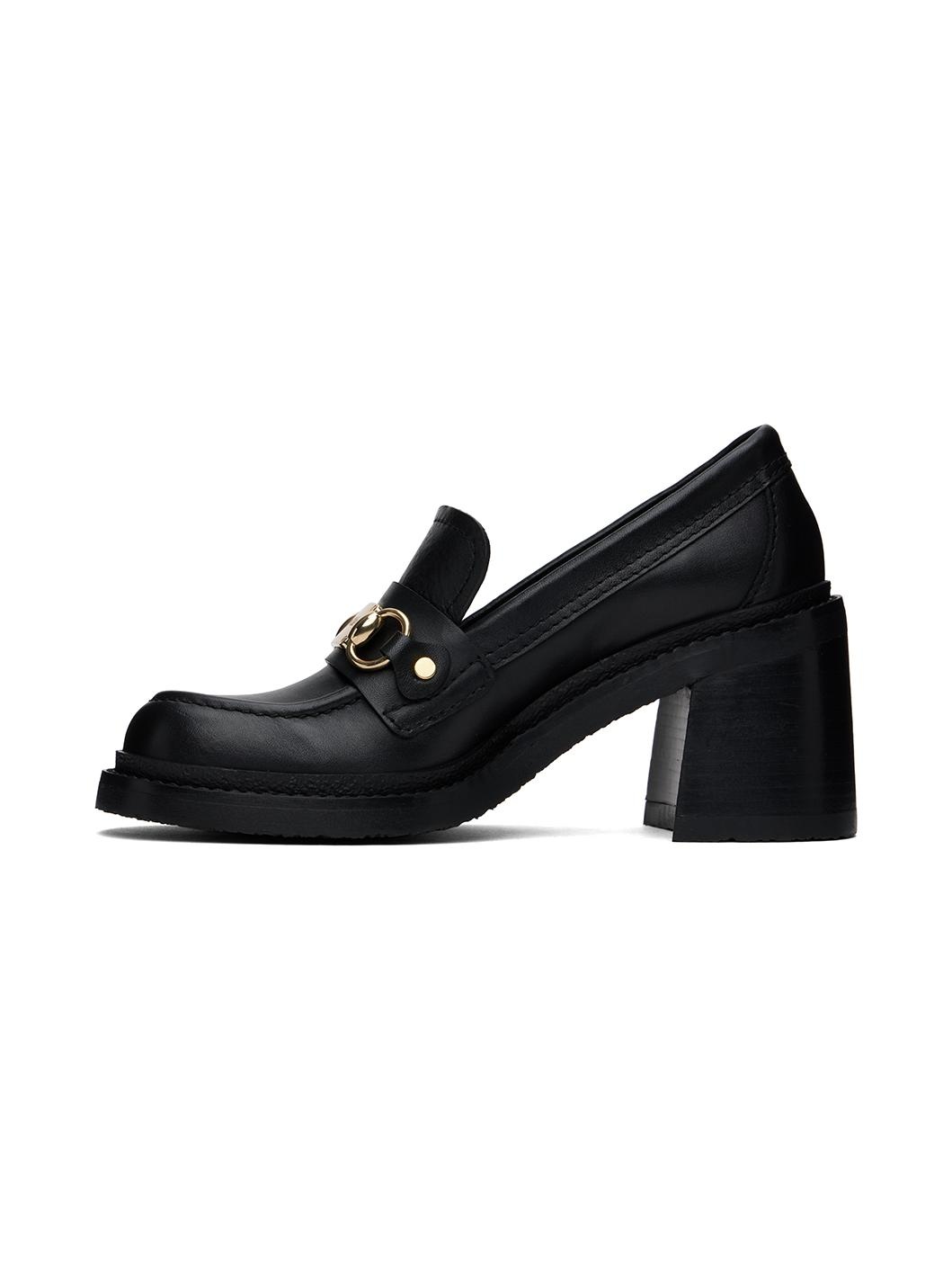 Black Edi Signature Heels - 3