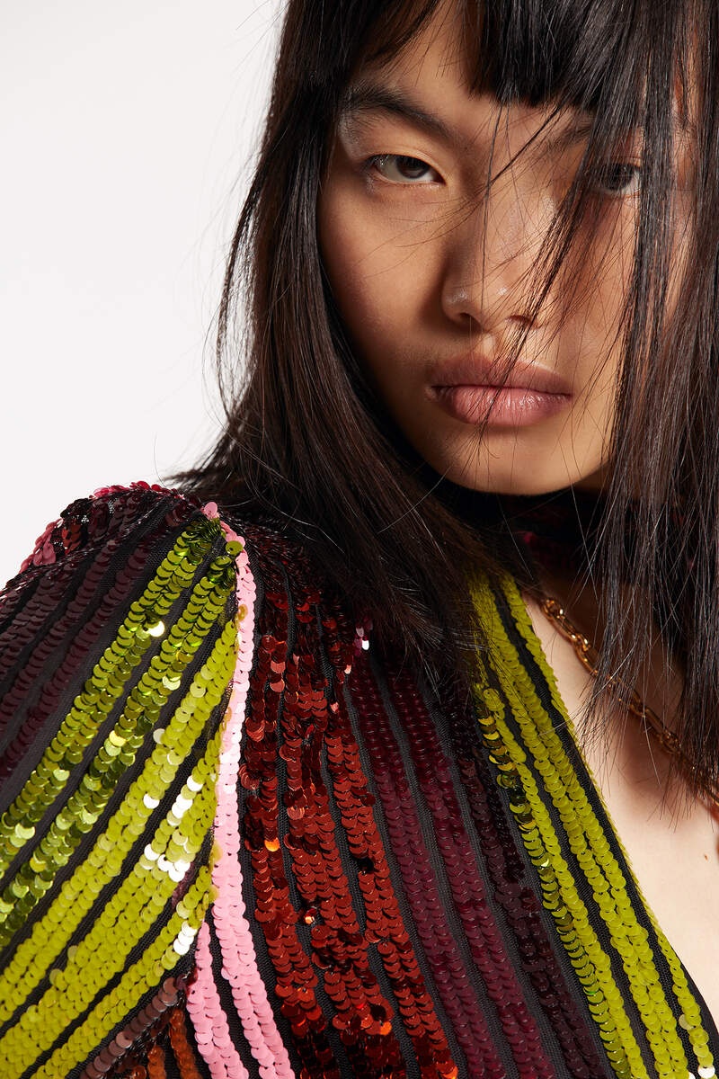 ワンピース D SQUARED2 'Disco Queen' dress DSQUARED2 Disco Queen sequin-embellished Minidress | Black