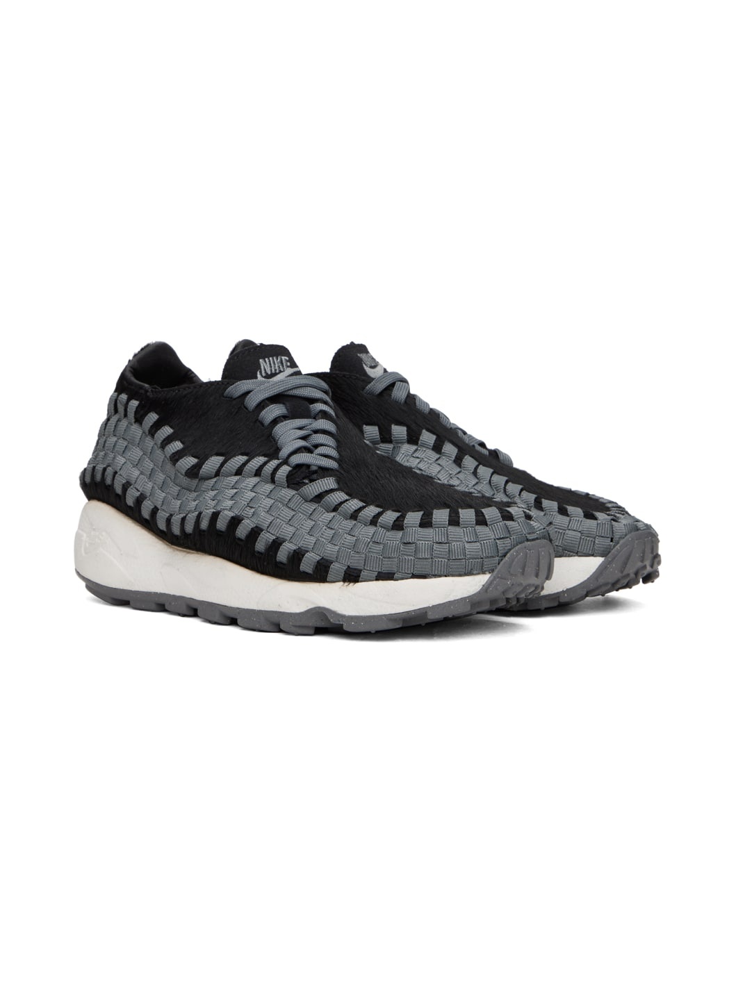 Gray & Black Footscape Sneakers - 4